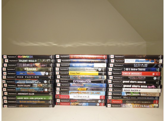Playstation 2 Games - Lot Of 39