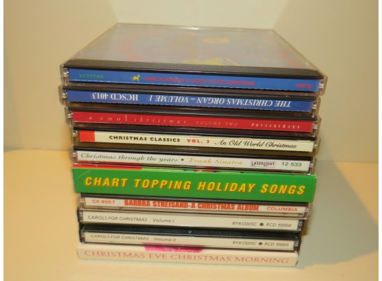 CD's Assorted Lot Of 10 Holiday Music