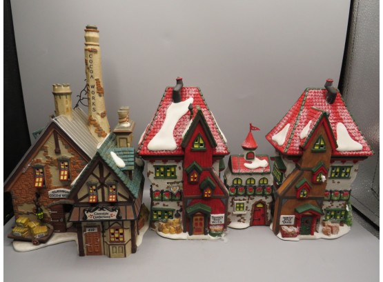 Department 56 Lighted Houses - In Original Boxes - Lot Of 2