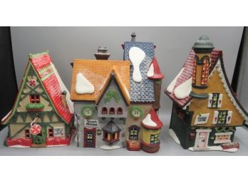 Department 56 Lighted Houses -In Original Boxes -  Set Of 3