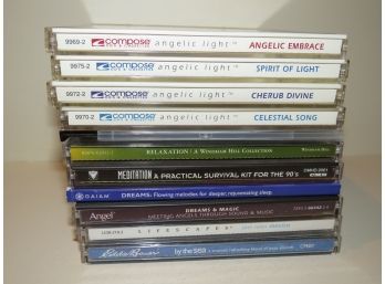 CD's Assorted Lot Of 11 Calming Music