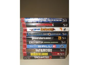 Playstation 3 Video Games - Lot Of 10