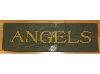 Angels Wood Sign Wall Decor