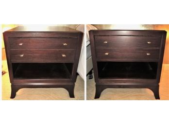 Props By IDM Wood Night Stands - Set Of 2