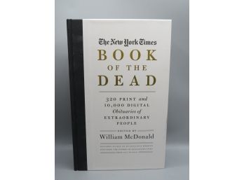 The New York Times Book Of The Dead By William McDonald - 1851-2016