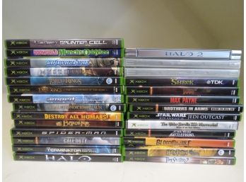 XBOX Video Games - Lot Of 27