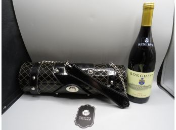 WildEyes Designs Wine Carrier & Borghese Pinot Noir Bottle Of Wine - Lot Of 2