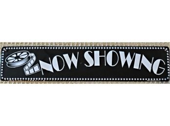 'now Showing' Metal Sign