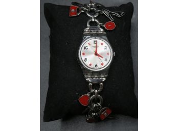 Swatch Women's Watch With Charms
