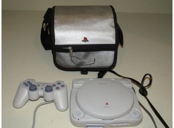 Sony PS One Game System SCPH-101 With Controller, Carry Bag & Manual