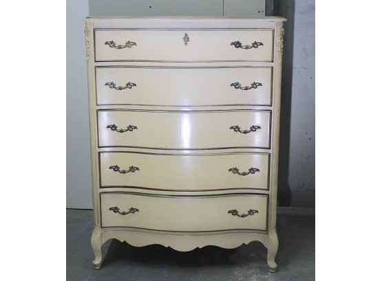 Bassett Furniture French Provincial 5 Draw Dresser (77)