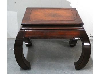 Henredon Asian Chinese Ming Dynasty Walnut End Table (052)