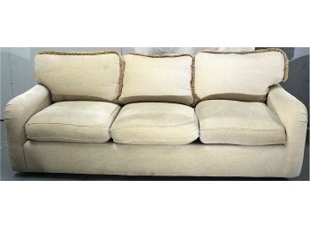 Mason-Art New York Custom Made Cream Colored Sofa (051)