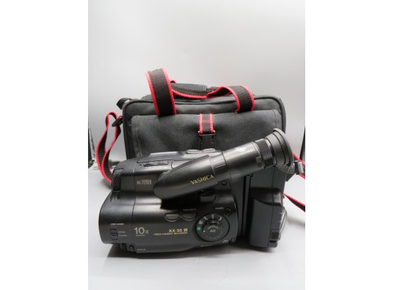 Yashica KX-35 Video Camera Recorder With Carry Bag & Remote
