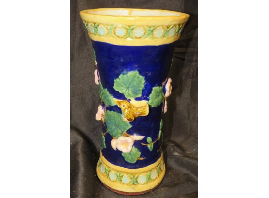 Oriental Accent Ceramic Vase