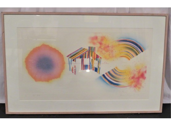 James Rosenquist 'hot Lake'  Color Etching Framed Limited Edition Lithograph