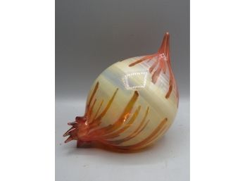 Blown Glass Onion Table Decor