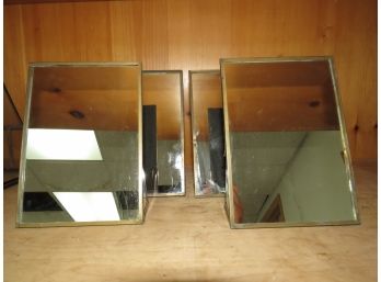 Metal Table Mirrors -set Of 4