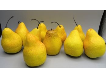 Styrofoam Decorative Pears - Set Of 10
