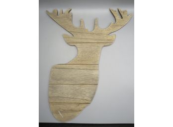 WoodPile Wood Deer Head Wall Decor
