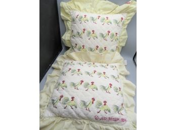 Judi Boisson American Country Rooster Pillows - Set Of 2