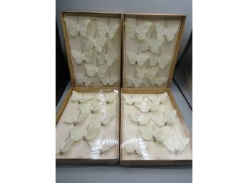 Homart Decorative Butterfly Clips - 4 Boxes -new