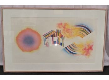James Rosenquist 'hot Lake'  Color Etching Framed Limited Edition Lithograph