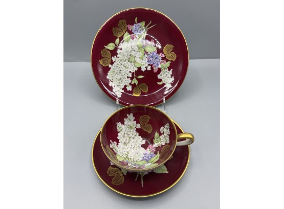 RWK Bavaria Porcelain Tea Cup Saucer & Dessert Plate 3 Piece Lot
