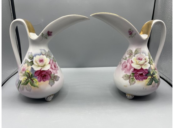 Handpainted Porcelain Pictures Set Of Two