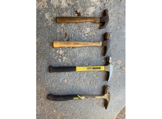 Assorted Hammers 4 Hammers Total
