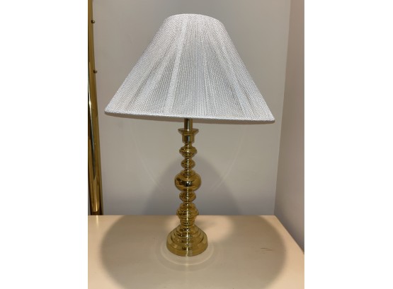 Polished Brass Table Lamp