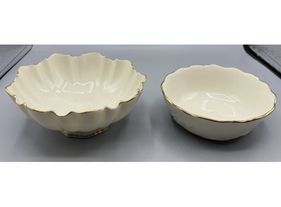 Lenox Ivory Porcelain Bowls - 2 Total