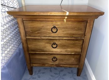 Solid Wood Three Drawer End Table