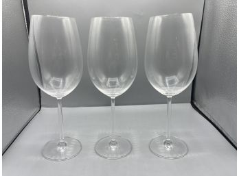 Scott Zwiesel Crystal Wine Glasses Set Of 3