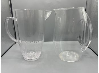 Plastic Water Pitchers Set Of 2