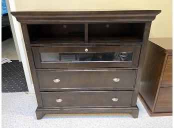 Wooden Storage Unit With Two Drawers