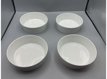 Black Spal The Paris Collection Lisboa White Bowls 5 Piece Lot Made In Portugal