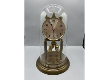 National Silver Company Pendulum Clock Made In Germany
