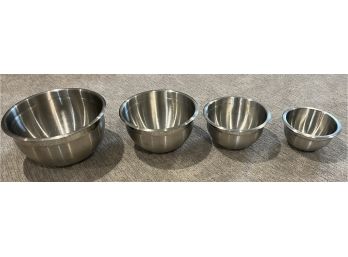 Kirkland Stainless Steel Mixing Bowl Set - 4 Total