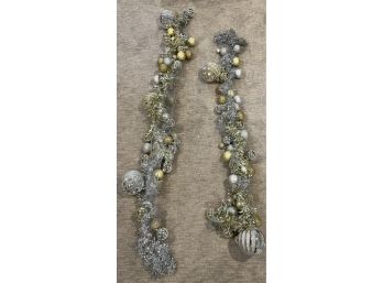 Decorative Holiday Ornament Garland - 2 Total