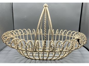Decorative Wrought Iron Basket