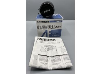 Nikon Tamron AF-18-200mm Lens - With Box