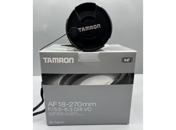 Canon Tamron AF-18-270mm Lens