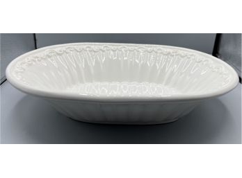 White Ceramic Serving Bowls - Made In Italy - 4 Total