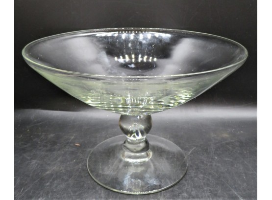 Glass Footed Serving Bowl