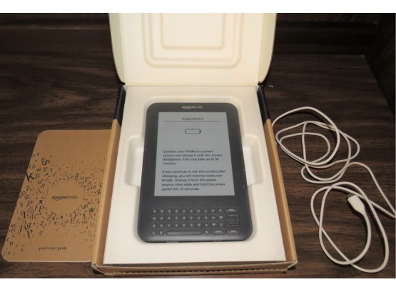 Amazon Kindle Keyboard 3rd Gen #D00901 In Original Box