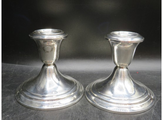 Gorham Silver Plated Candlestick Holders - Set Of 2