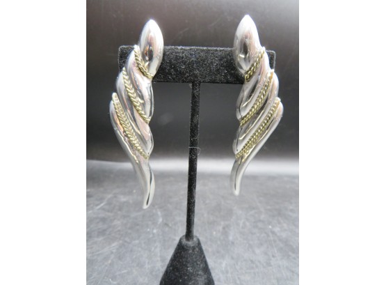 Sterling Silver Earrings 0.52 Ozt