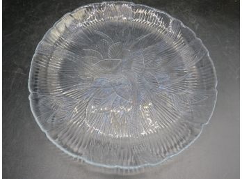 Floral Glass Plate
