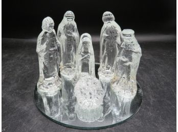 World Showcase Gift Collection Glass Nativity Scene - In Original Box